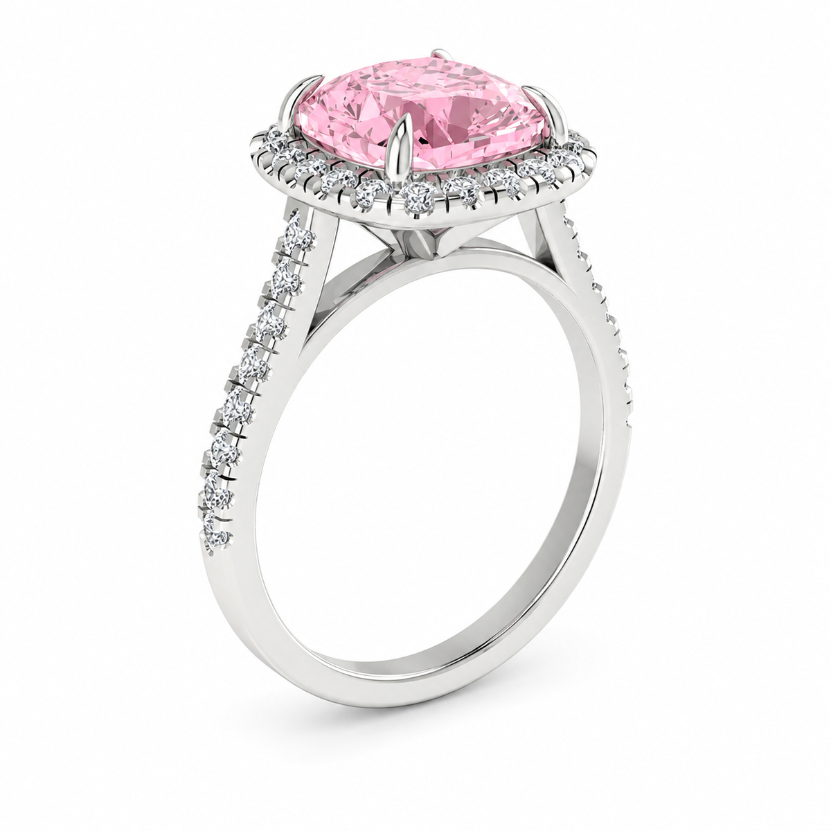 Pink Diamond Ring