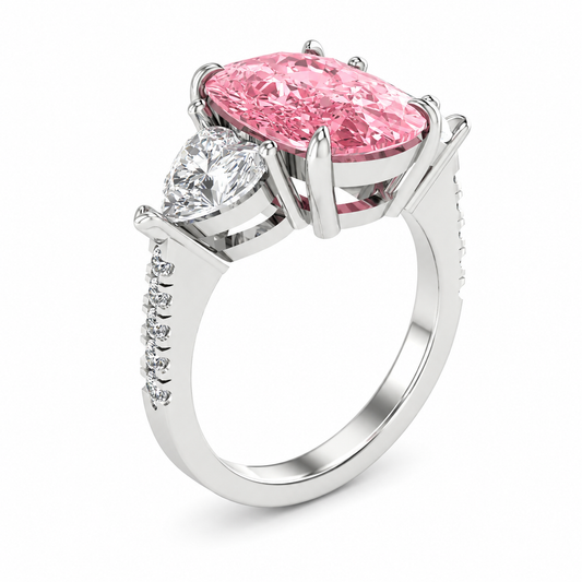 Pink Diamond Ring