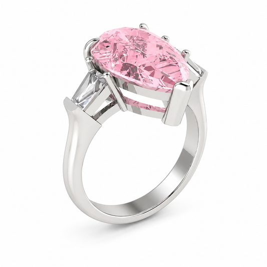 Pink Diamond Ring