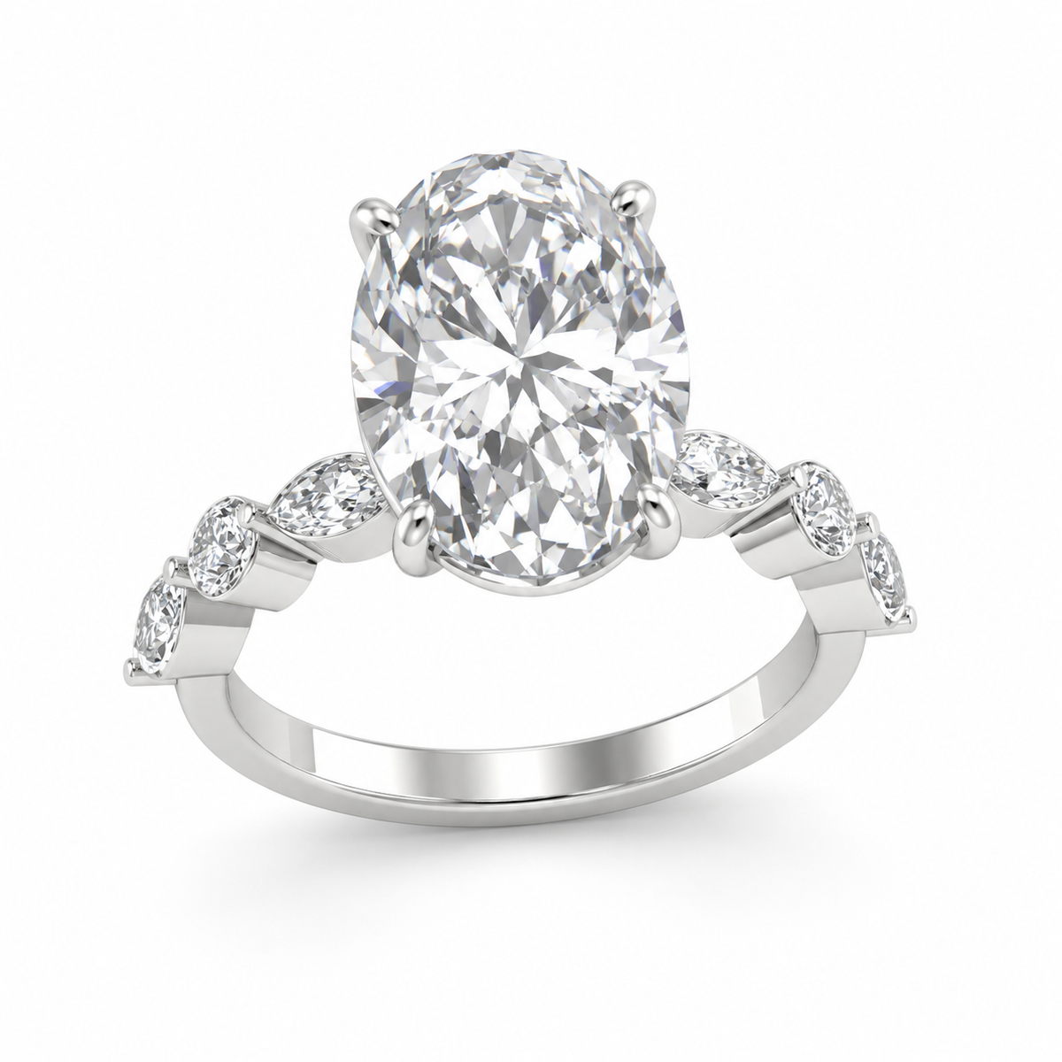 Oval Diamond Ring