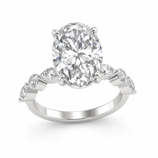 Oval Diamond Ring