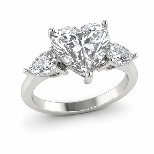 Heart Diamond Ring