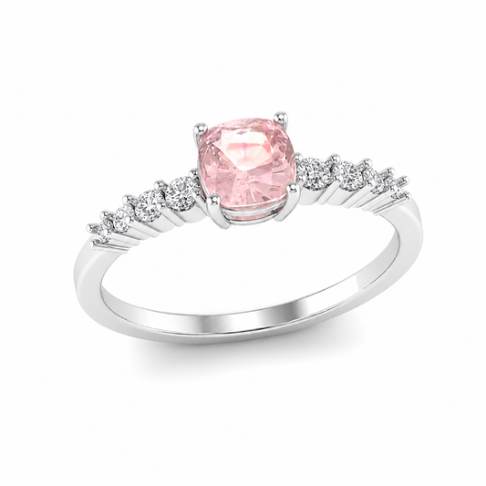 Pink Diamond Ring