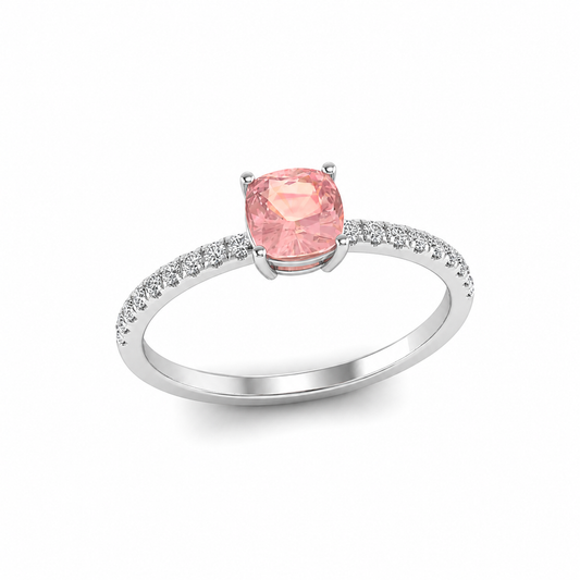 Pink Diamond Ring