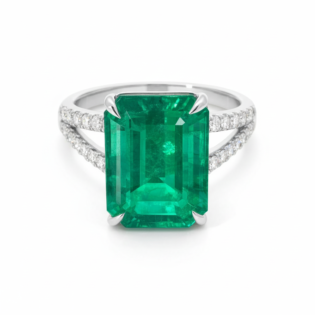 Statement Emerald Cocktail Ring
