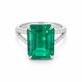 Statement Emerald Cocktail Ring