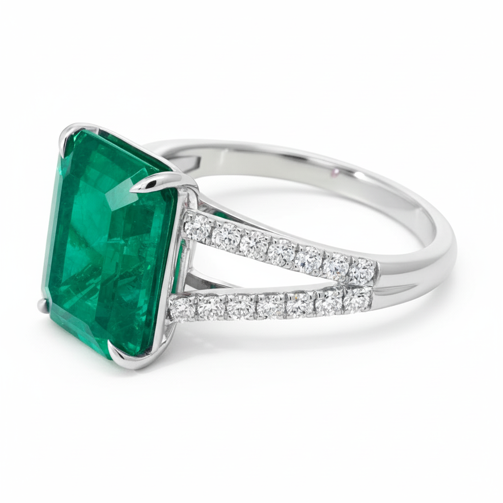 Statement Emerald Cocktail Ring
