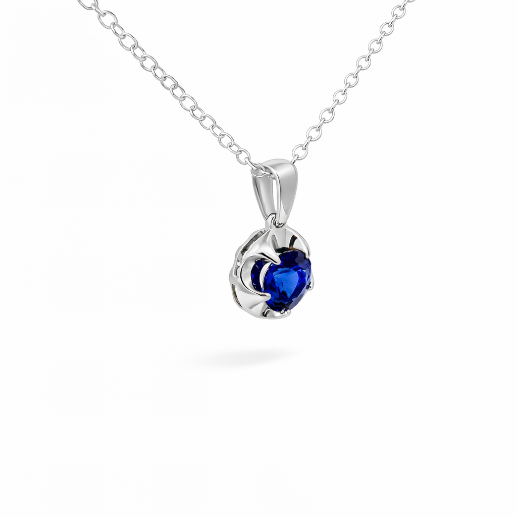 Royal Blue Sapphire Pendant