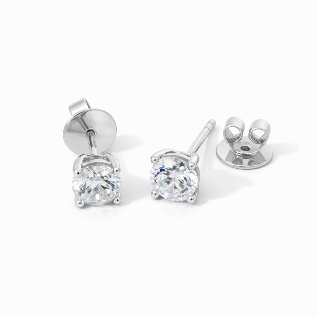 Classic Moissanite Studs