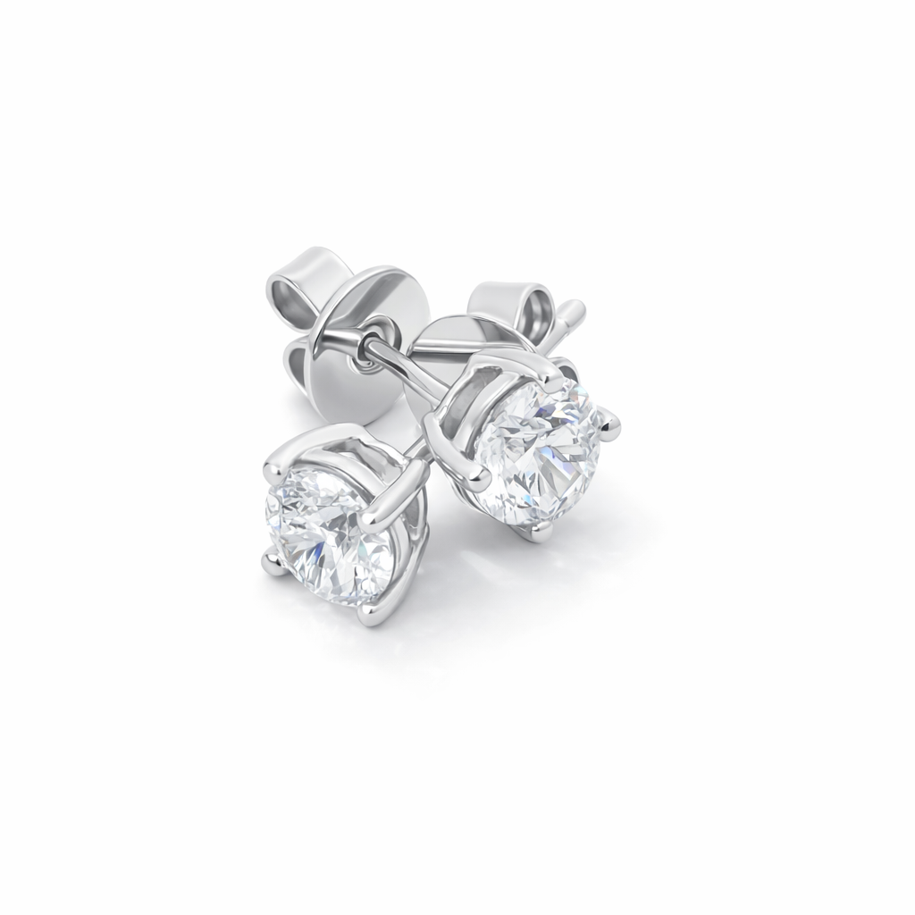 Classic Moissanite Studs