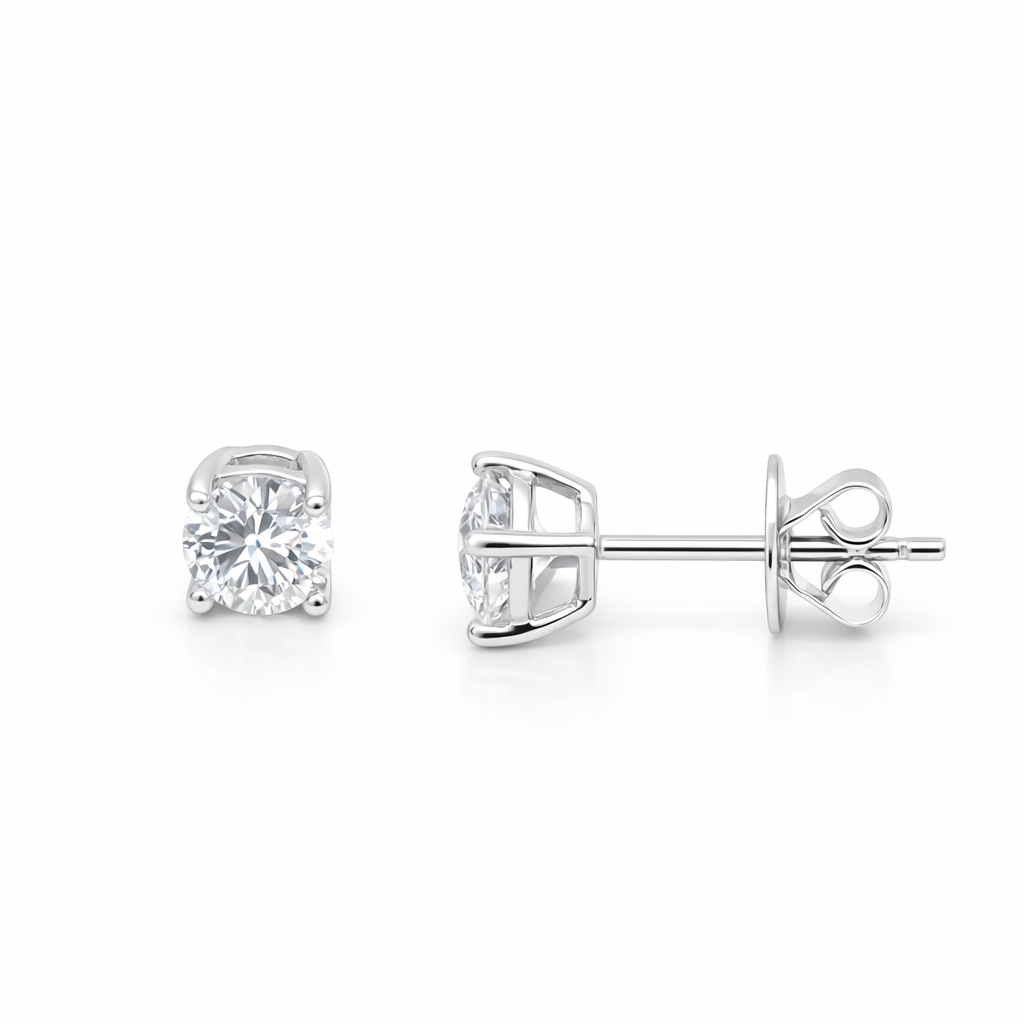 Classic Moissanite Studs
