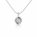 Bezel Diamond Pendant