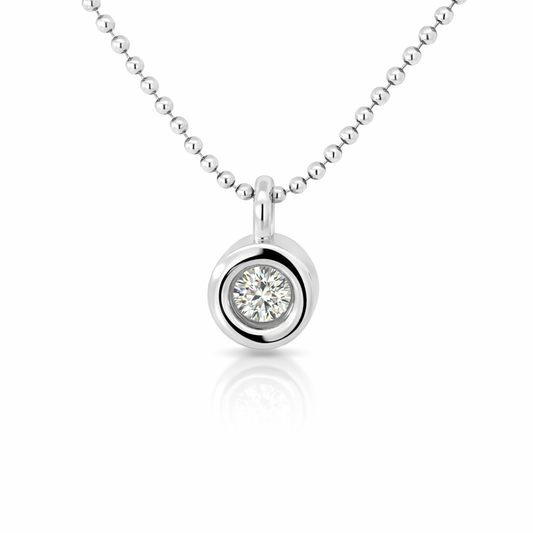 Bezel Diamond Pendant